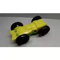Yellow and Green Car