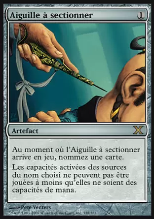 10ème Edition - Aiguille à sectionner