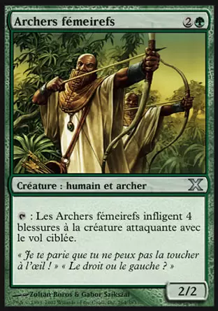 10ème Edition - Archers fémeirefs