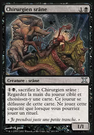 10ème Edition - Chirurgien srâne