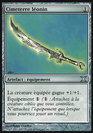 10ème Edition - Cimeterre léonin