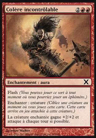 10ème Edition - Colère incontrôlable