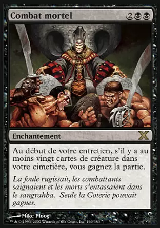 10ème Edition - Combat mortel