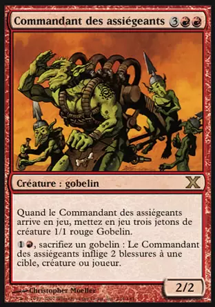 10ème Edition - Commandant des assiégeants