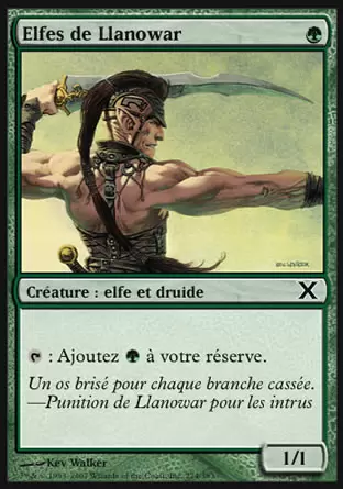 10ème Edition - Elfes de Llanowar