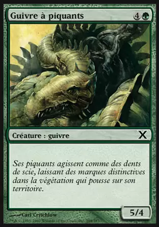 10ème Edition - Guivre à piquants