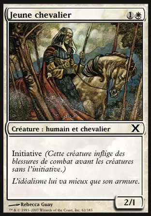 10ème Edition - Jeune chevalier