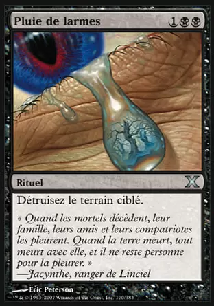 10ème Edition - Pluie de larmes
