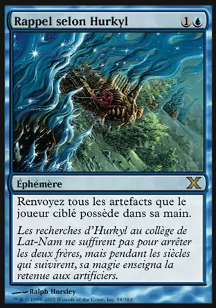 10ème Edition - Rappel selon Hurkyl