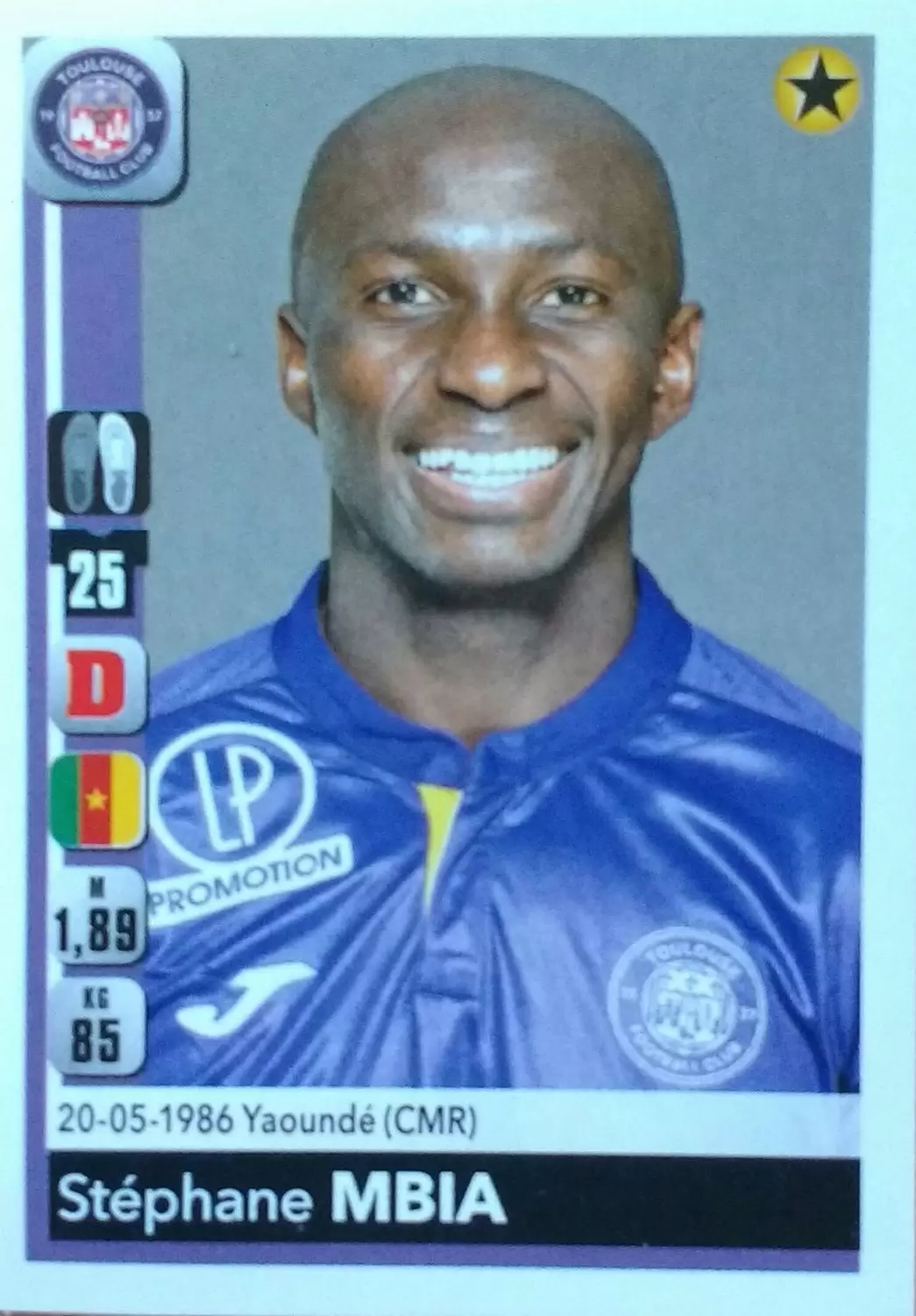 Championnat de France 2018-2019 - Stéphane Mbia - Toulouse FC