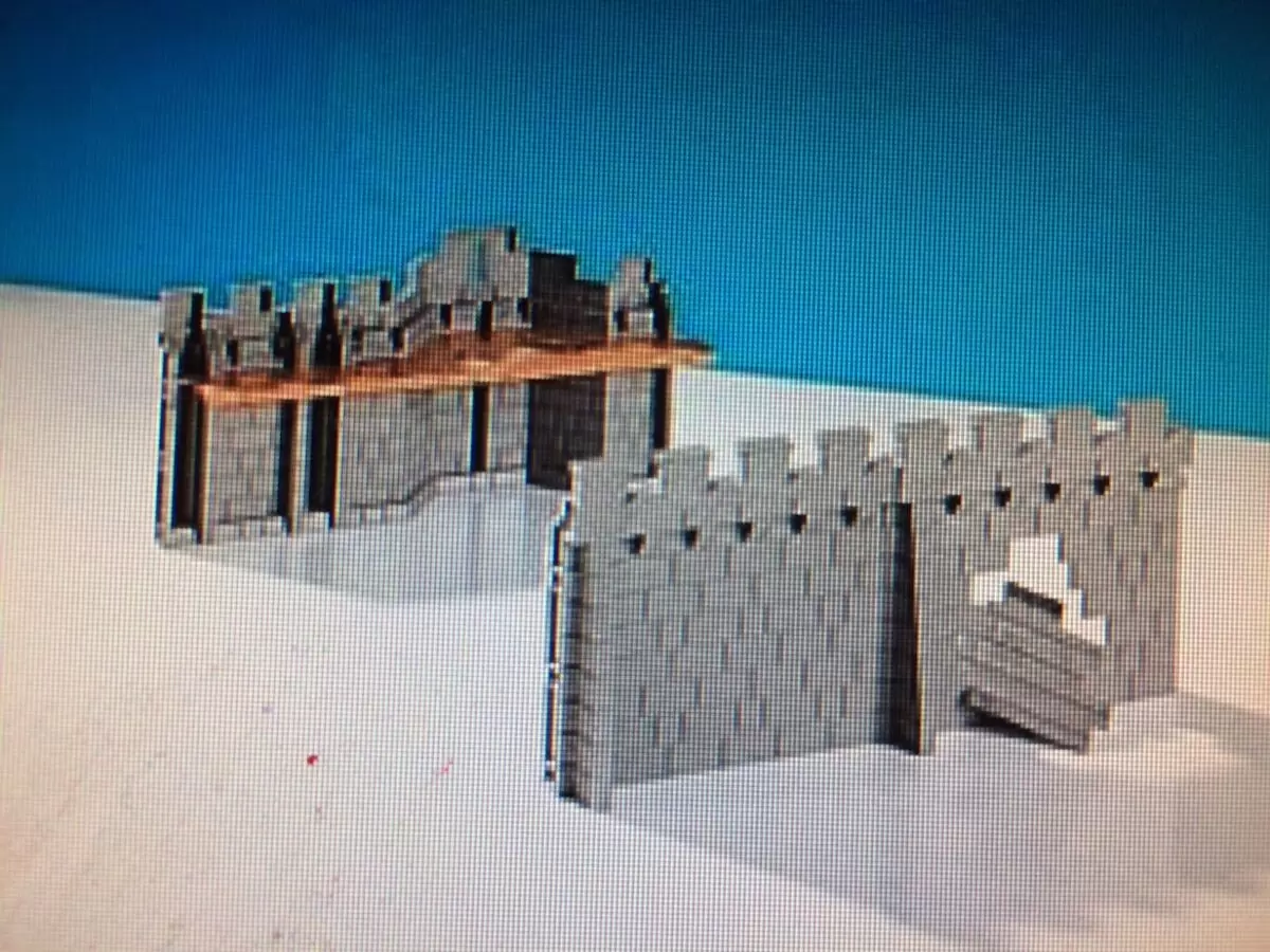 Accessoires & décorations Playmobil - Mur d\'extension pour le château des Chevaliers de l\'empire