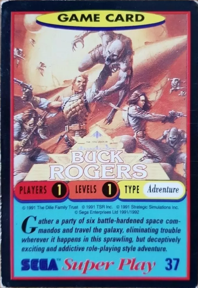 Sega Super Play - Buck Rogers
