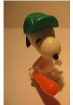 Snoopy et ses amis - 1994 - Snoopy avec batte de base ball casquette verte