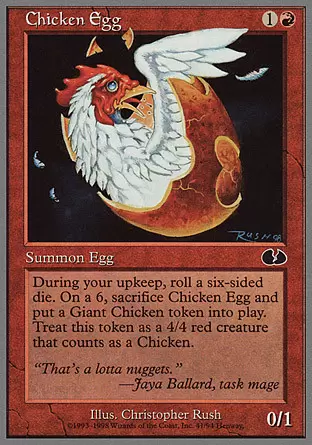 Unglued - Oeuf de poulet