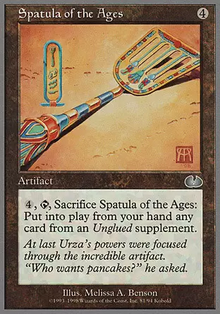 Unglued - Spatule des temps anciens
