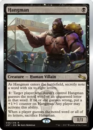 Unstable - Hangman