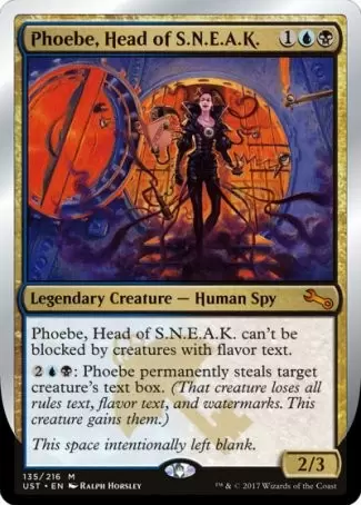 Unstable - Phoebe, Head of S.N.E.A.K.