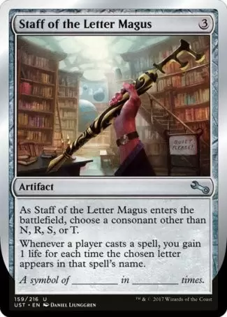 Unstable - Staff of the Letter Magus