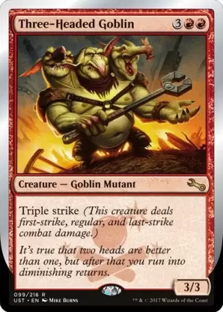 Unstable - Three-Headed Goblin