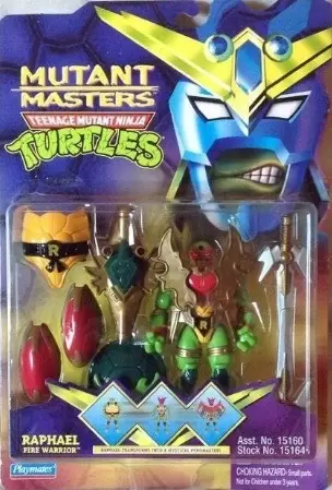 Vintage Teenage Mutant Ninja Turtles (TMNT) - Mutant Masters (Fire Warrior Raphael)