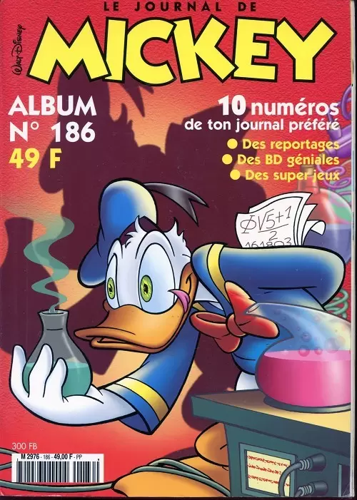 Recueil du journal de Mickey - Album 186 (n°2468 à 2482)