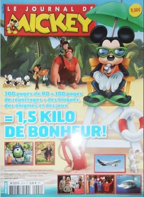 Recueil du journal de Mickey - Album 241 (n°3148 à 3158)