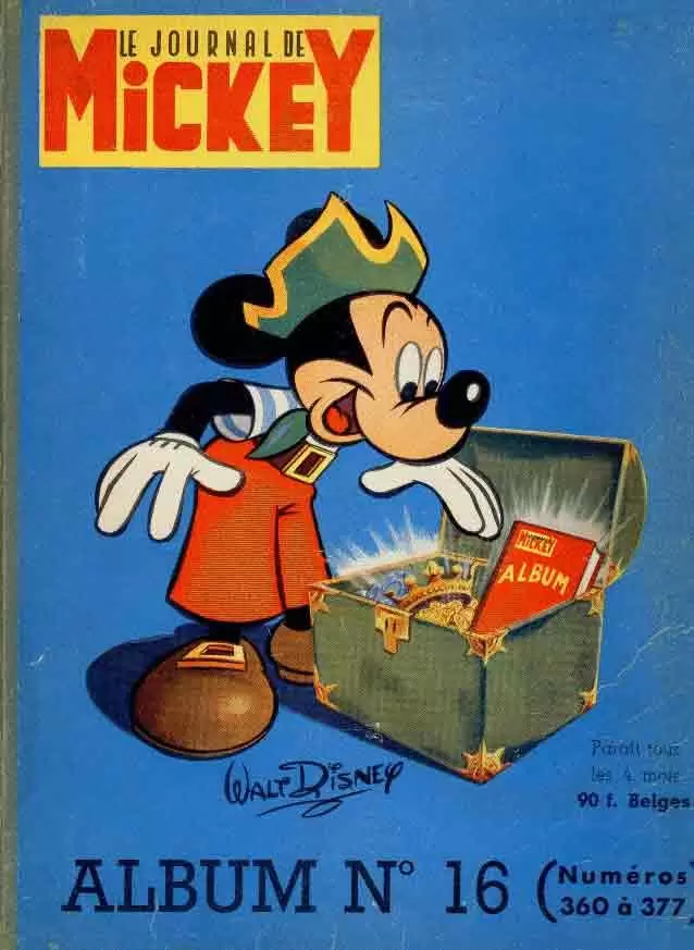 Recueil du journal de Mickey - Album n°16 (n°360 à 377)