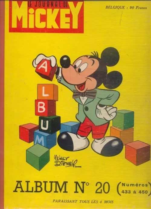 Recueil du journal de Mickey - Album n°20 (n°433 à 450)