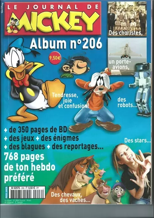 Recueil du journal de Mickey - Album n°206 (n°2711 à 2722)