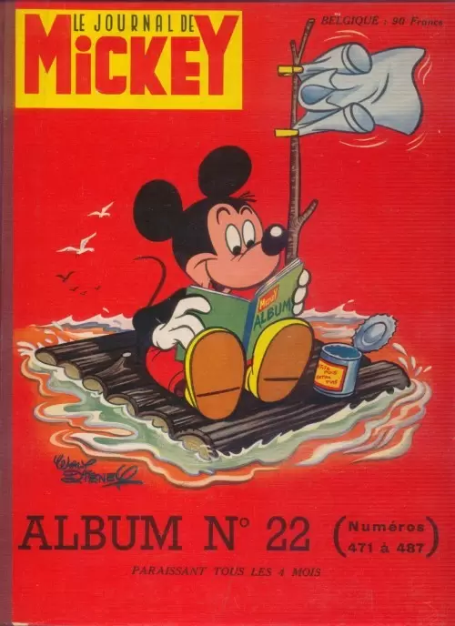 Recueil du journal de Mickey - Album n°22 (n°471 à 487)