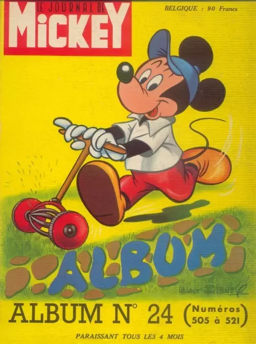 Recueil du journal de Mickey - Album n°24 (n°505 à 521)