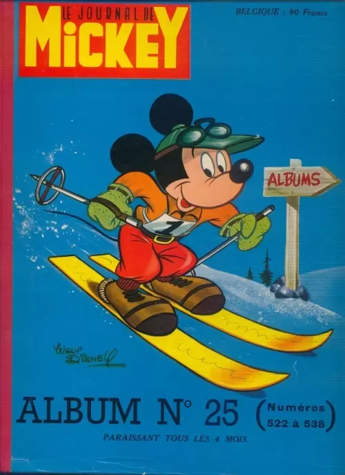 Recueil du journal de Mickey - Album n°25 (n°522 à 538)