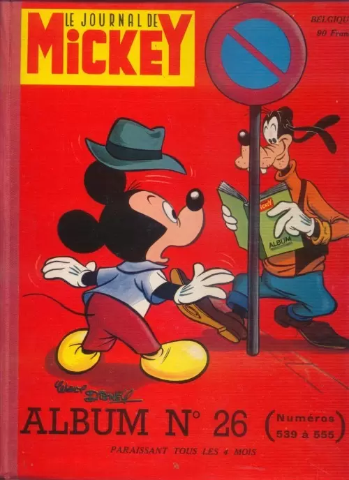 Recueil du journal de Mickey - Album n°26 (n°539 à 555)