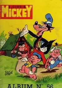 Recueil du journal de Mickey - Album n°56 (n°1055 à 1070)