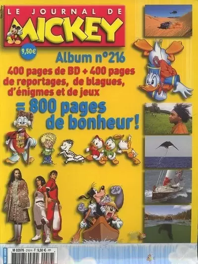 Recueil du journal de Mickey - Recueil n°216 (n°2831 à 2841)
