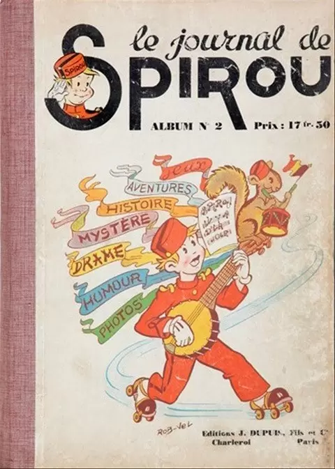Recueil du journal de Spirou - Album du journal N° 002