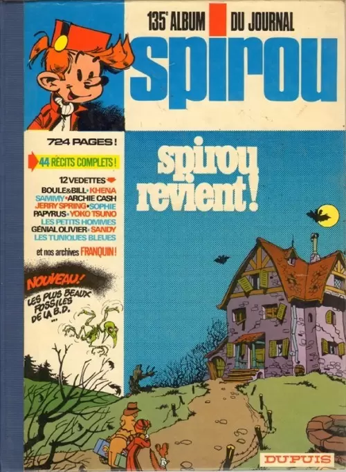 Recueil du journal de Spirou - Album du journal N° 135