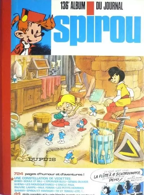 Recueil du journal de Spirou - Album du journal N° 136
