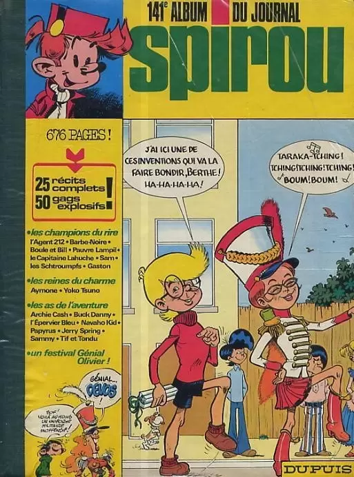 Recueil du journal de Spirou - Album du journal N° 141