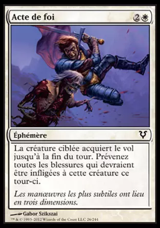 Avacyn Ressuscitée - Acte de foi