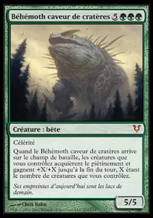 Avacyn Ressuscitée - Béhémoth caveur de cratères