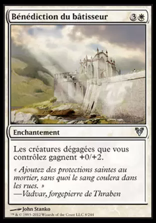 Avacyn Ressuscitée - Bénédiction du bâtisseur