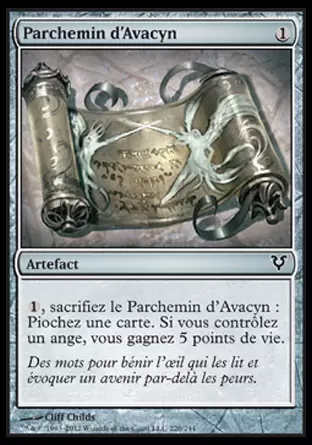 Avacyn Ressuscitée - Parchemin d\'Avacyn