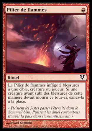 Avacyn Ressuscitée - Pilier de flammes