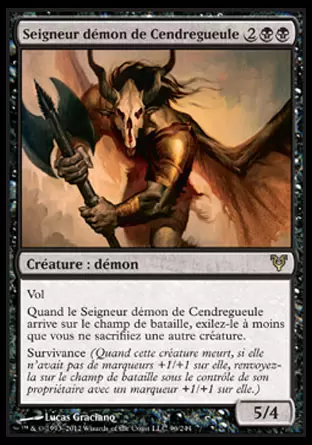 Avacyn Ressuscitée - Seigneur démon de Cendregueule