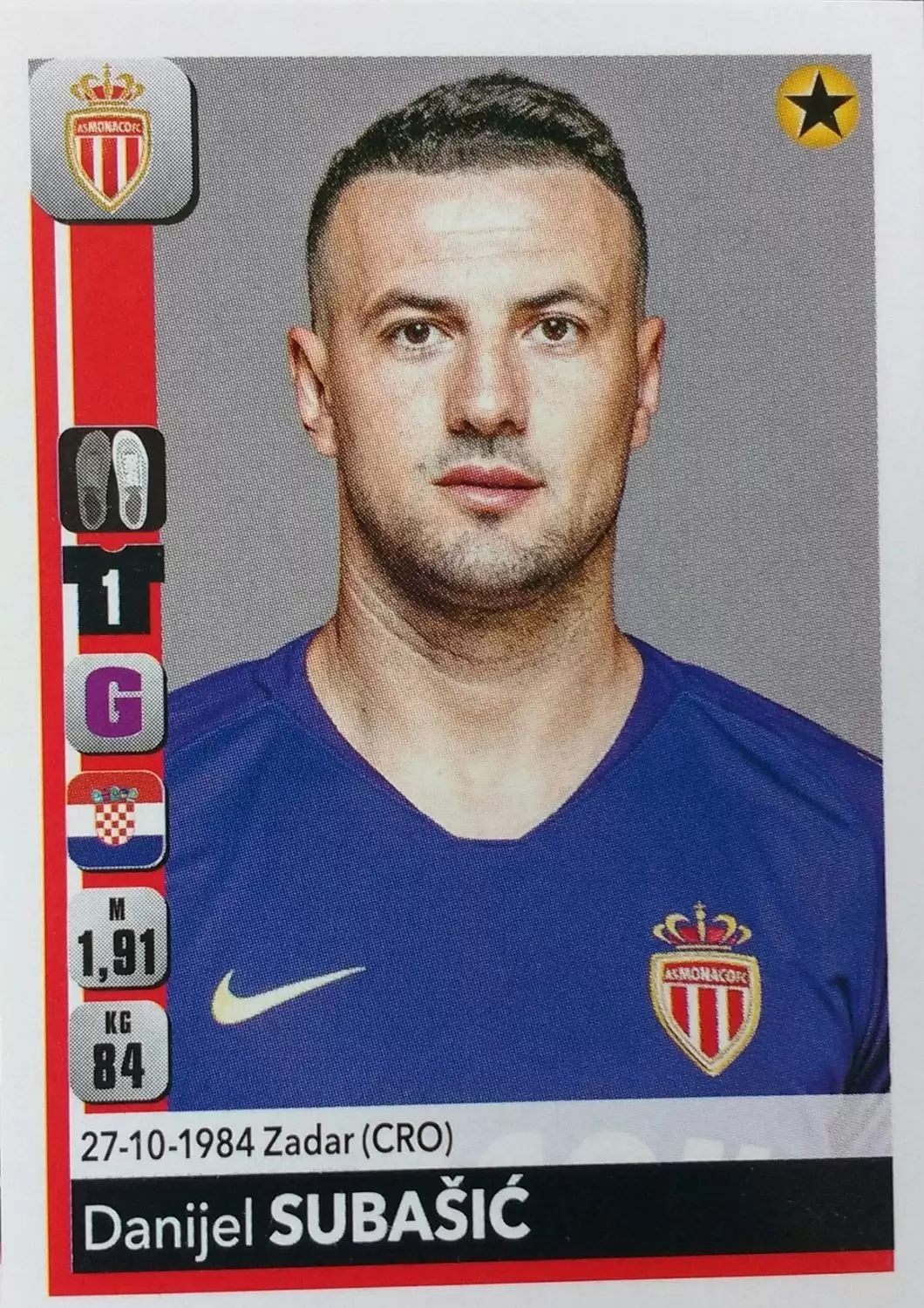 Championnat de France 2018-2019 - Danijel Subašić - AS Monaco