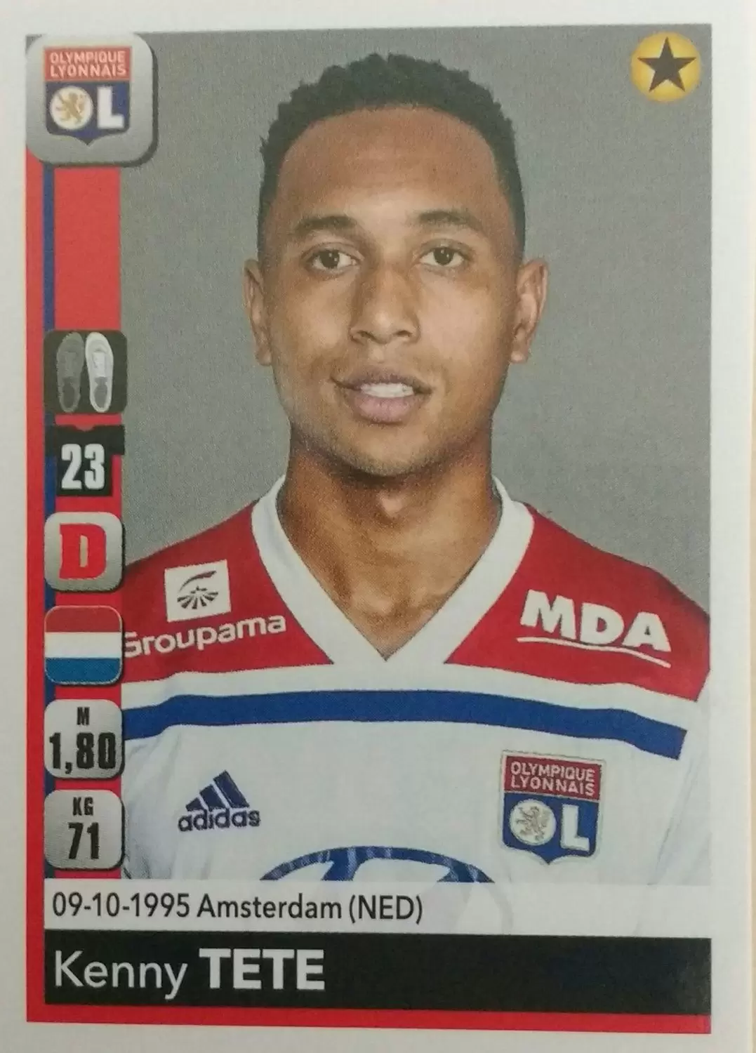 Championnat de France 2018-2019 - Kenny Tete - Olympique Lyonnais