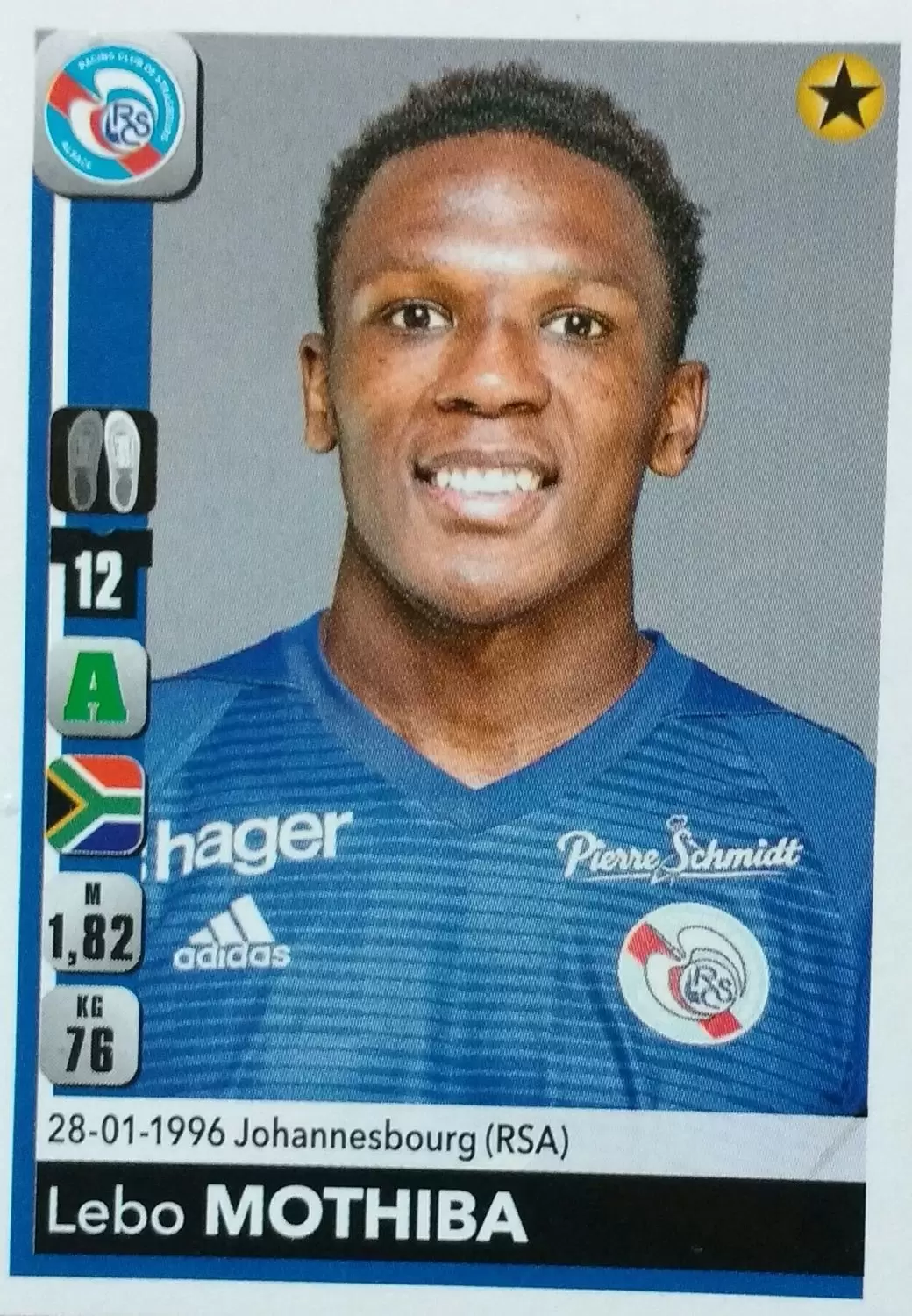 Championnat de France 2018-2019 - Lebo Mothiba - RC Strasbourg Alsace