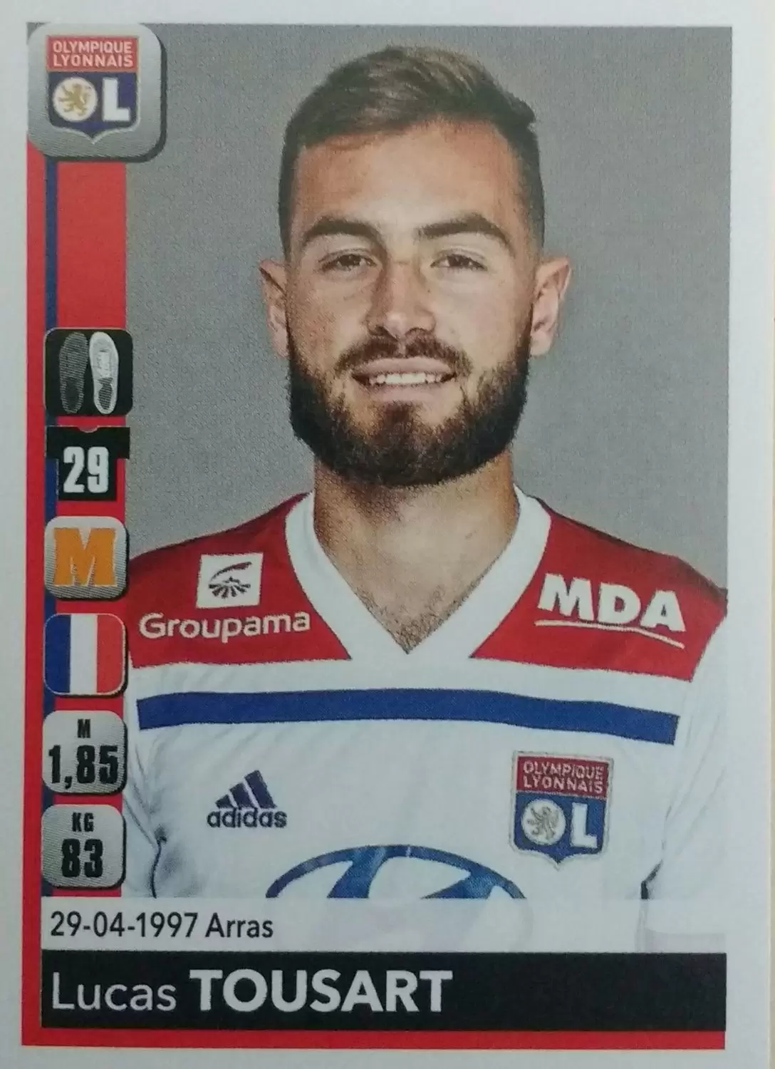 Championnat de France 2018-2019 - Lucas Tousart - Olympique Lyonnais