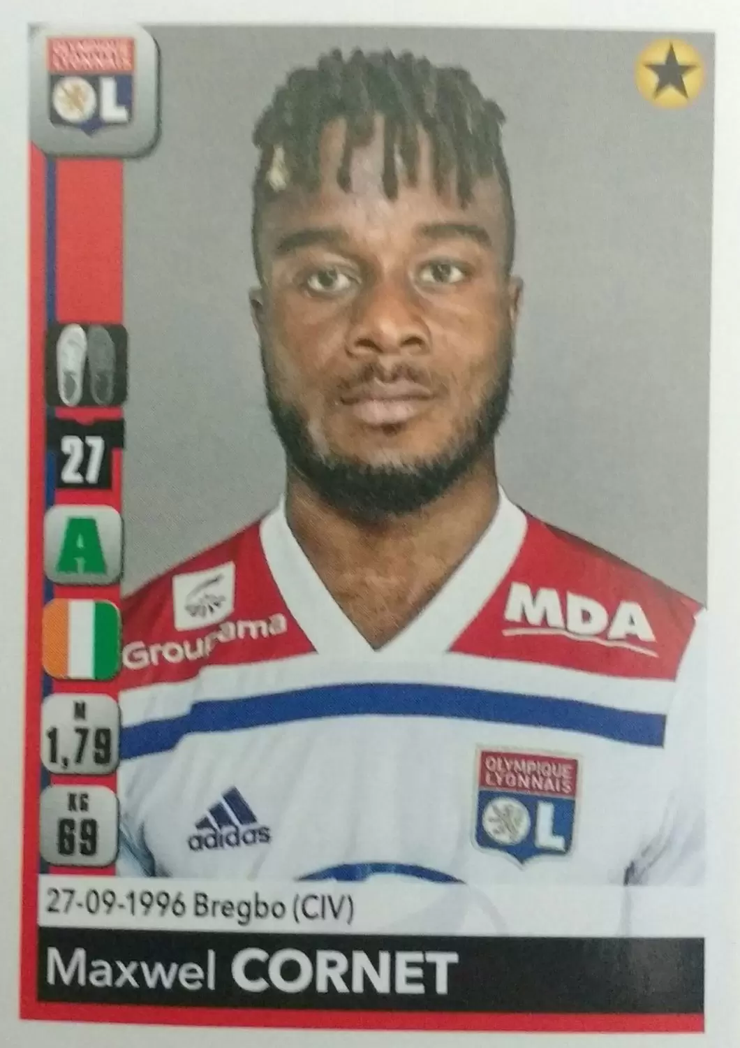 Maxwell Cornet - Star Signing - carte Adrenalyn Xl - Premier League 2021/22